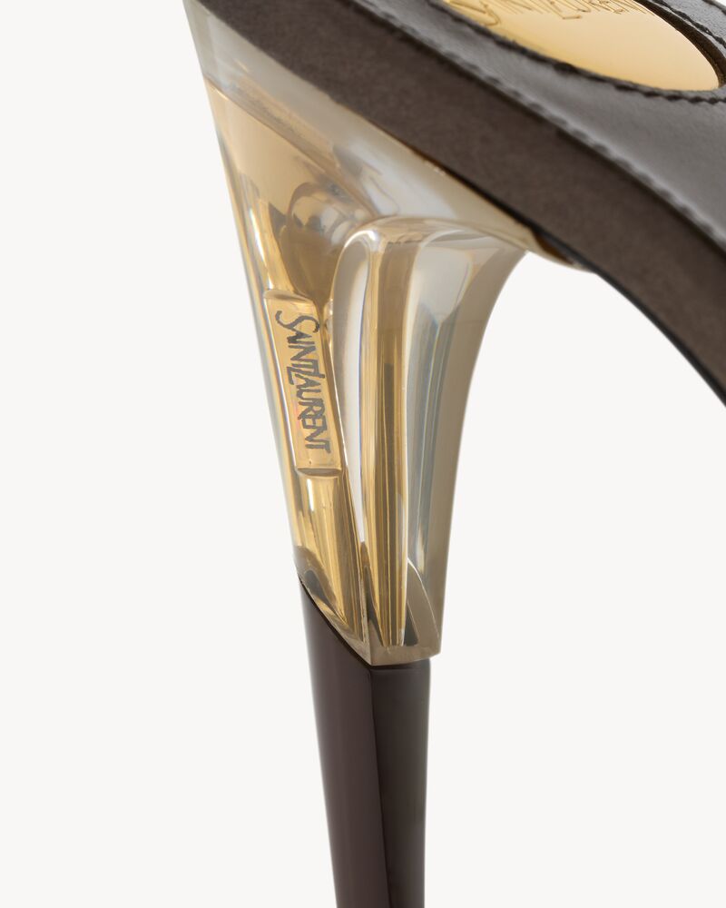 Zapatos de salón slingback Goya de crepé de satén