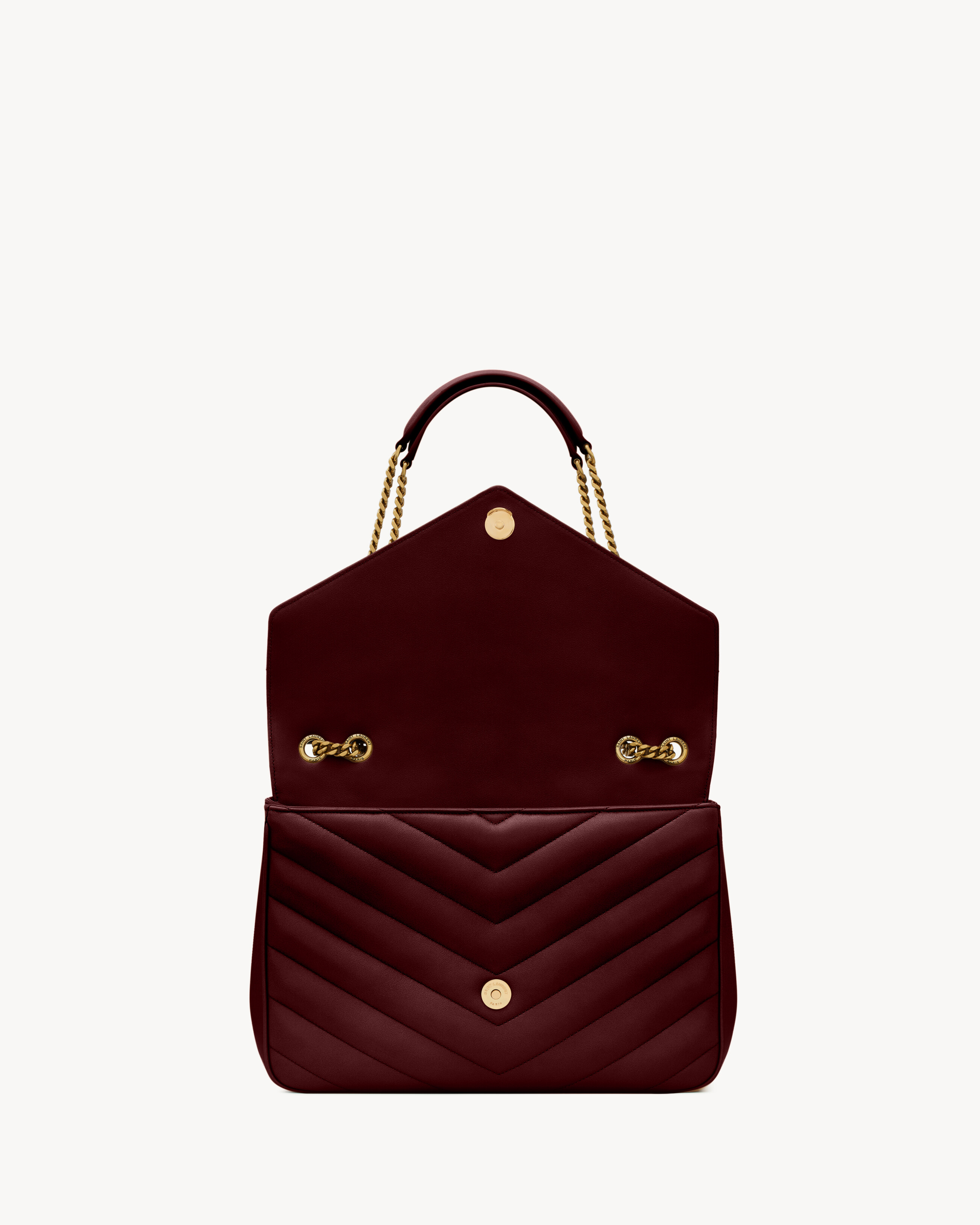 LOULOU large in MATELASSÉ lambskin