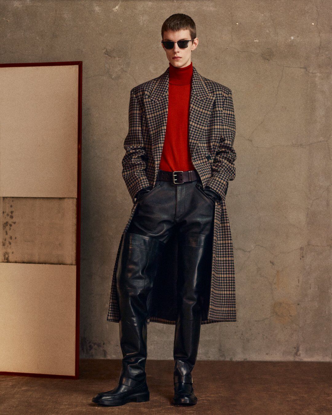 ベルトパンツ（グレインレザー）