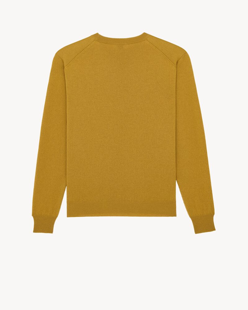crewneck sweater in cashmere