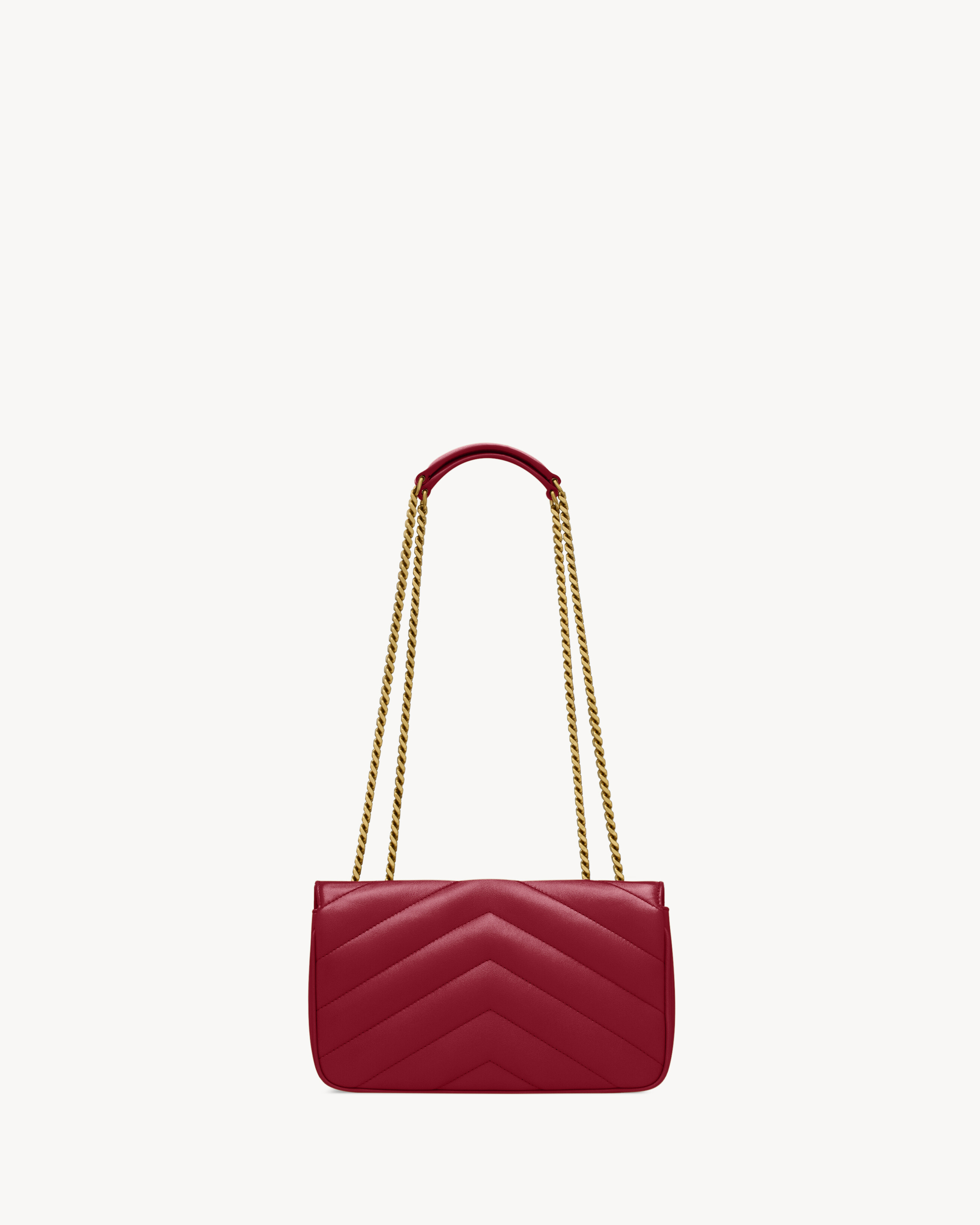 LOULOU small in MATELASSÉ lambskin