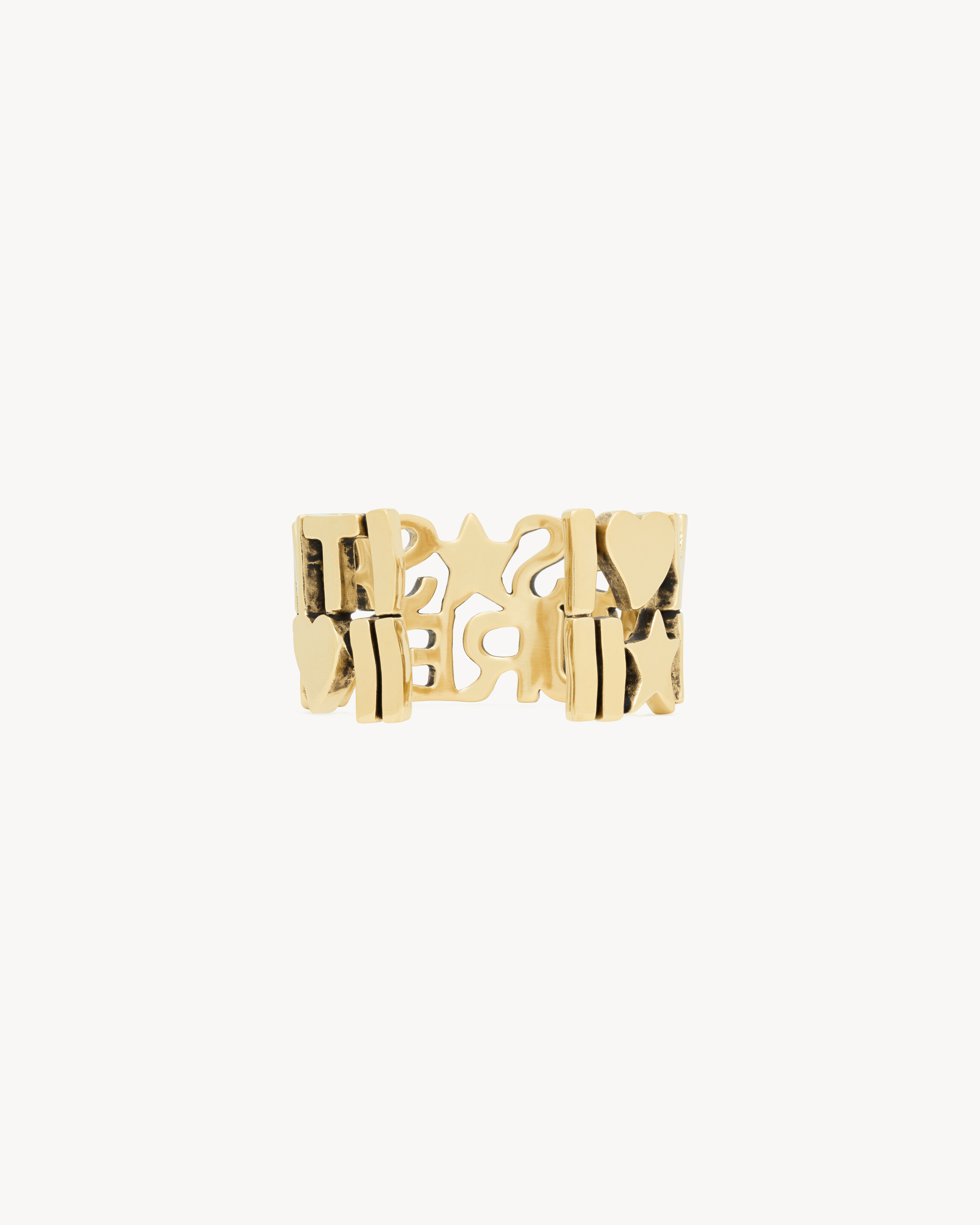 YVES SAINT LAURENT cuff in metal