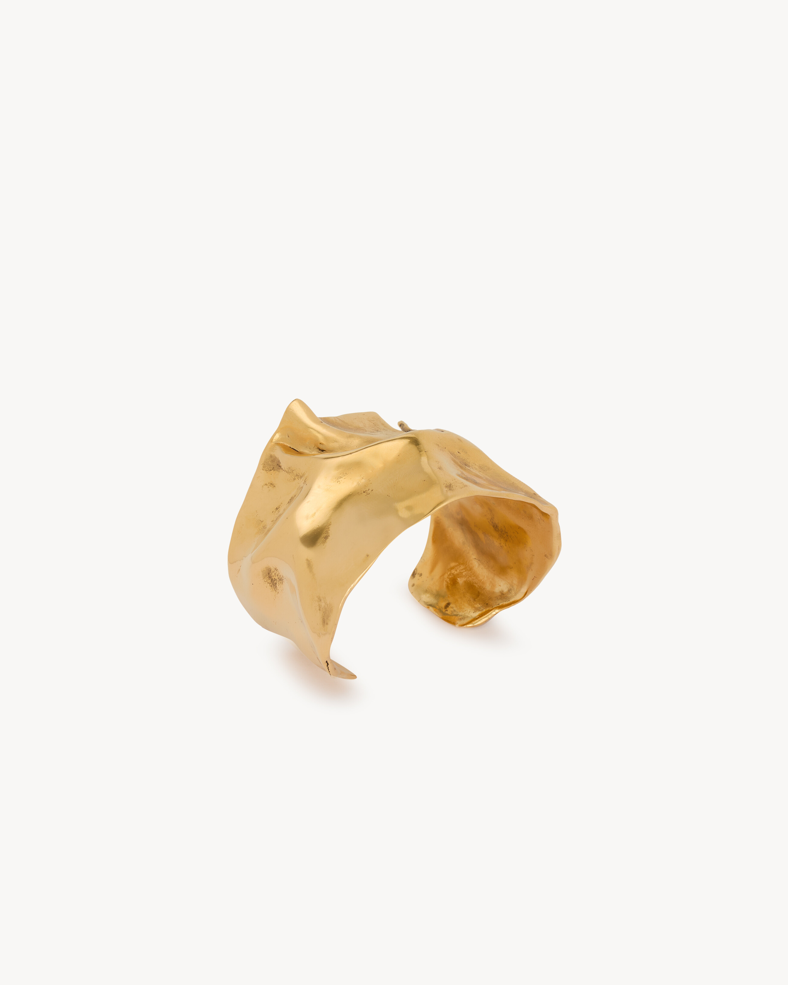 waterlily cuff in metal