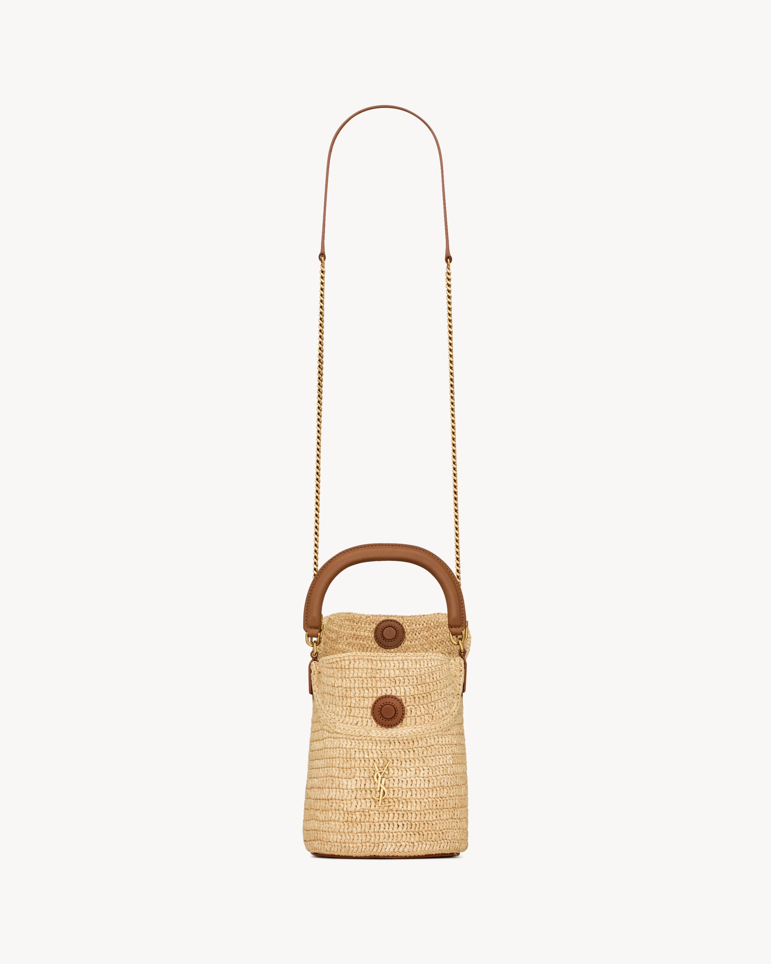Borsa a secchiello GABY in rafia