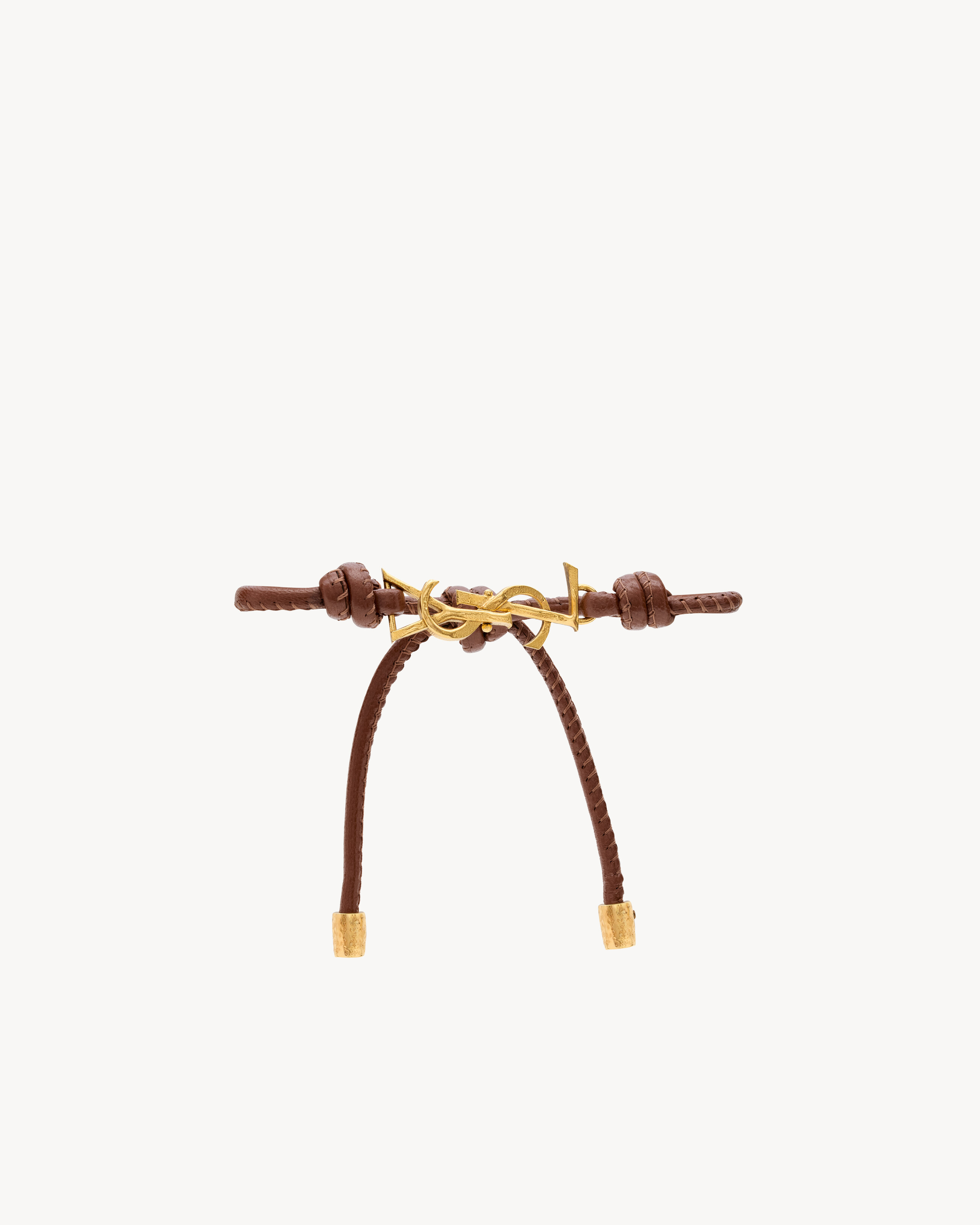 CASSANDRE cord bracelet in leather