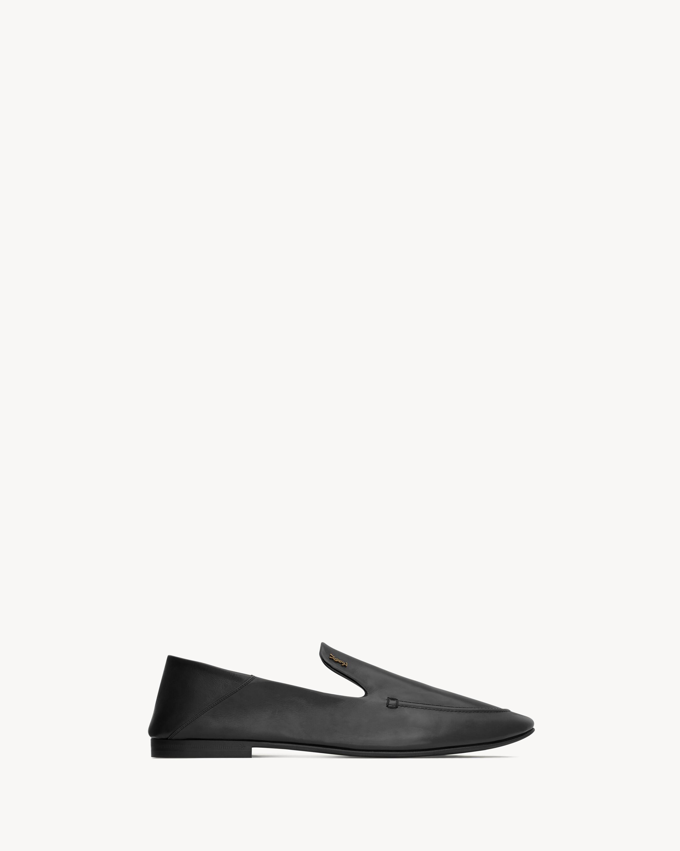 Slippers-mocasines Alain de piel lisa