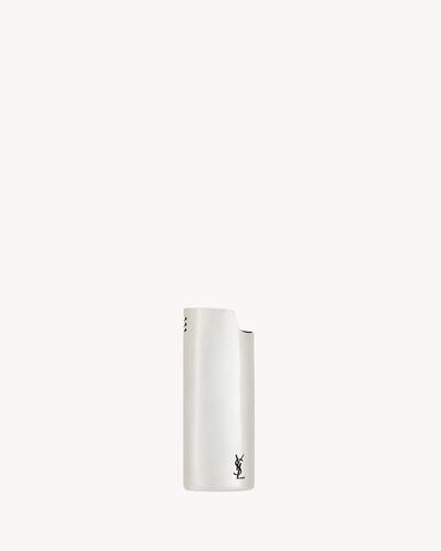 イヴサンローラン　スクエアトレイ SMALL SAINT LAURENT NEW YORK PIN TRAY in White | Saint Laurent