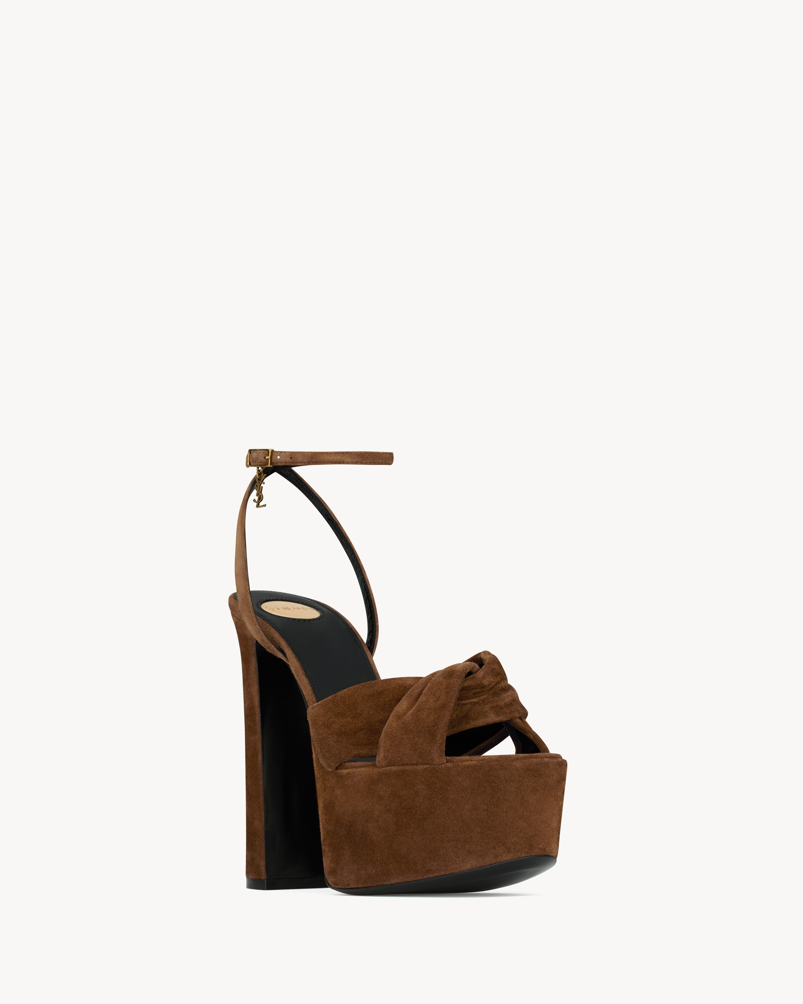 FRANCIANE platform sandals in suede