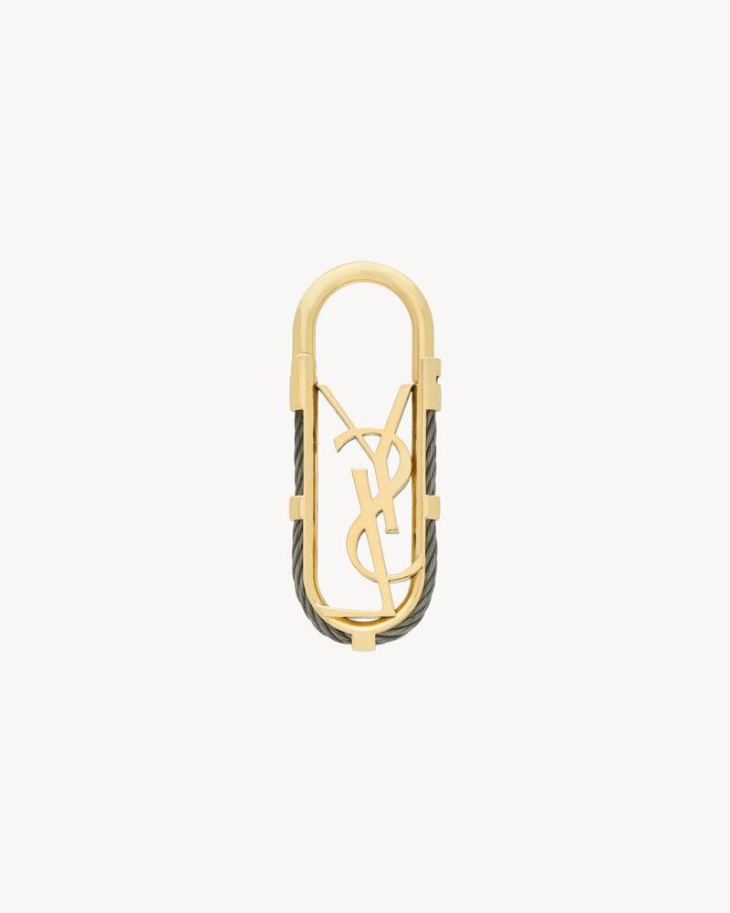 CASSANDRE cable key ring in metal