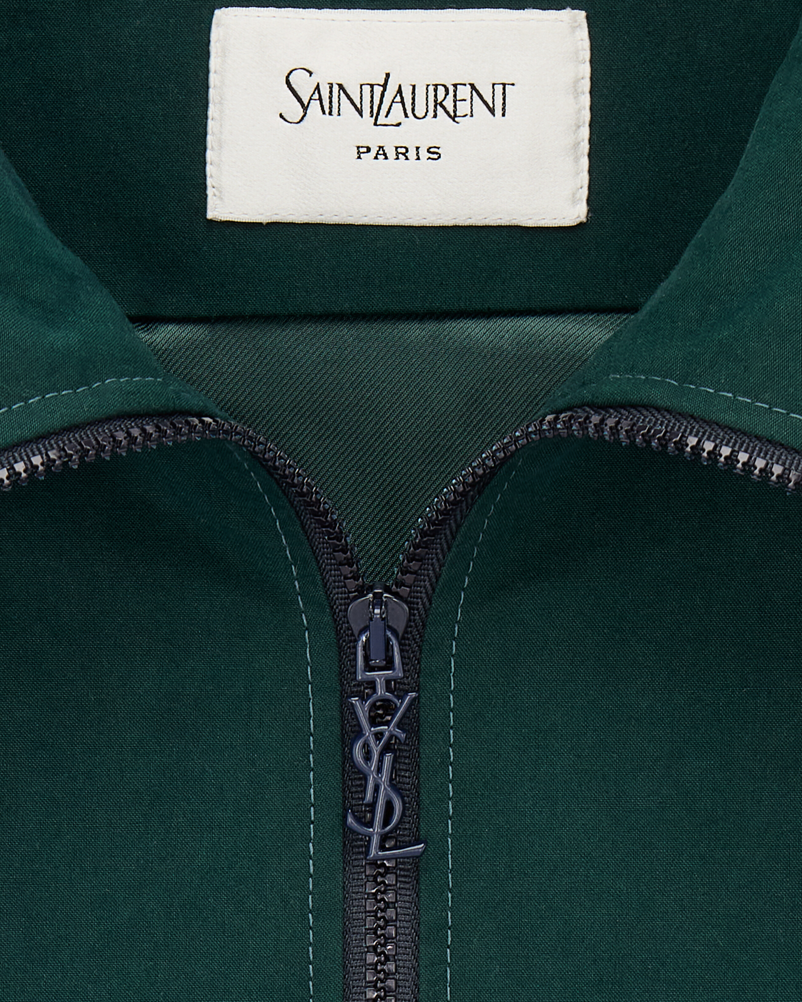 CASSANDRE half-zip jacket in cotton canvas