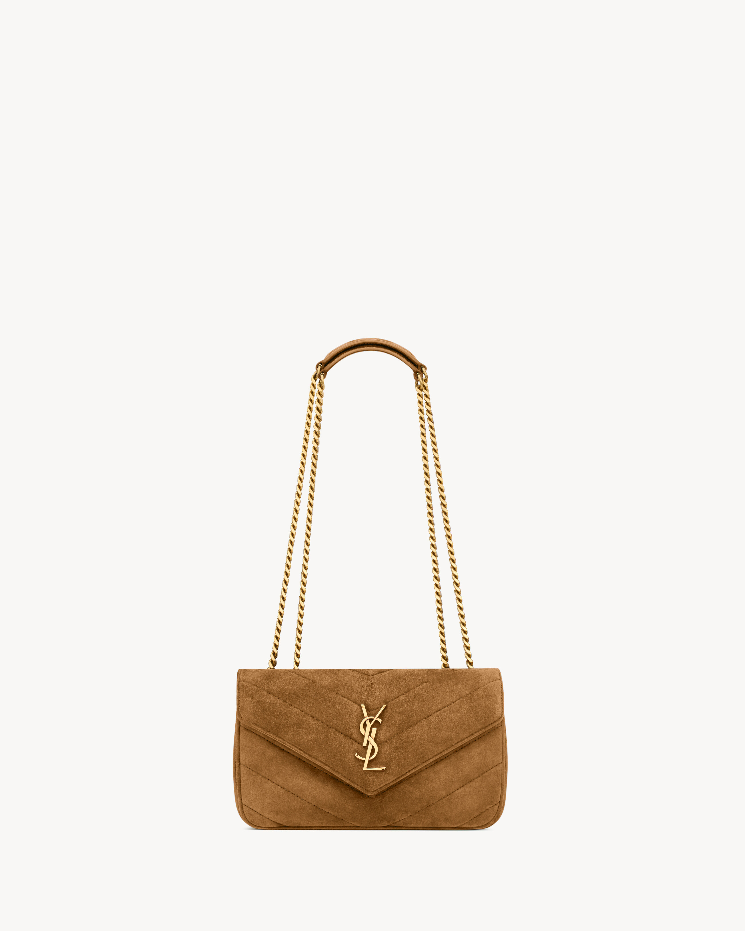 LOULOU small in MATELASSÉ suede