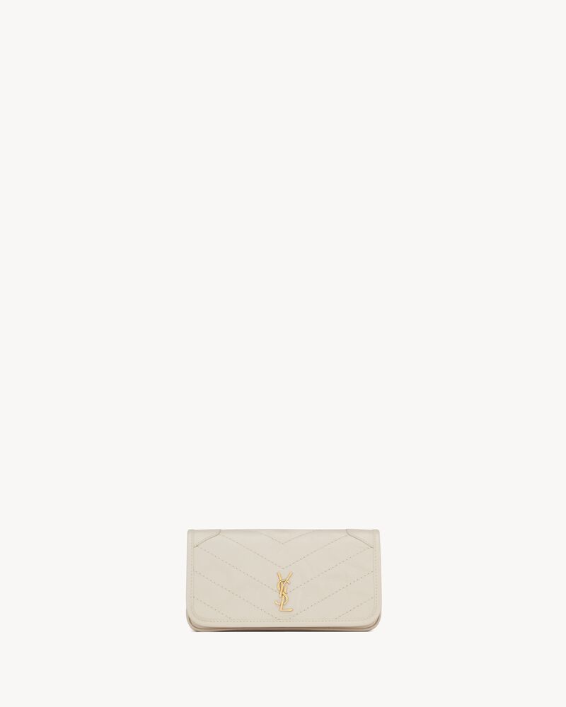 NIKI chain pouch in vintage leather