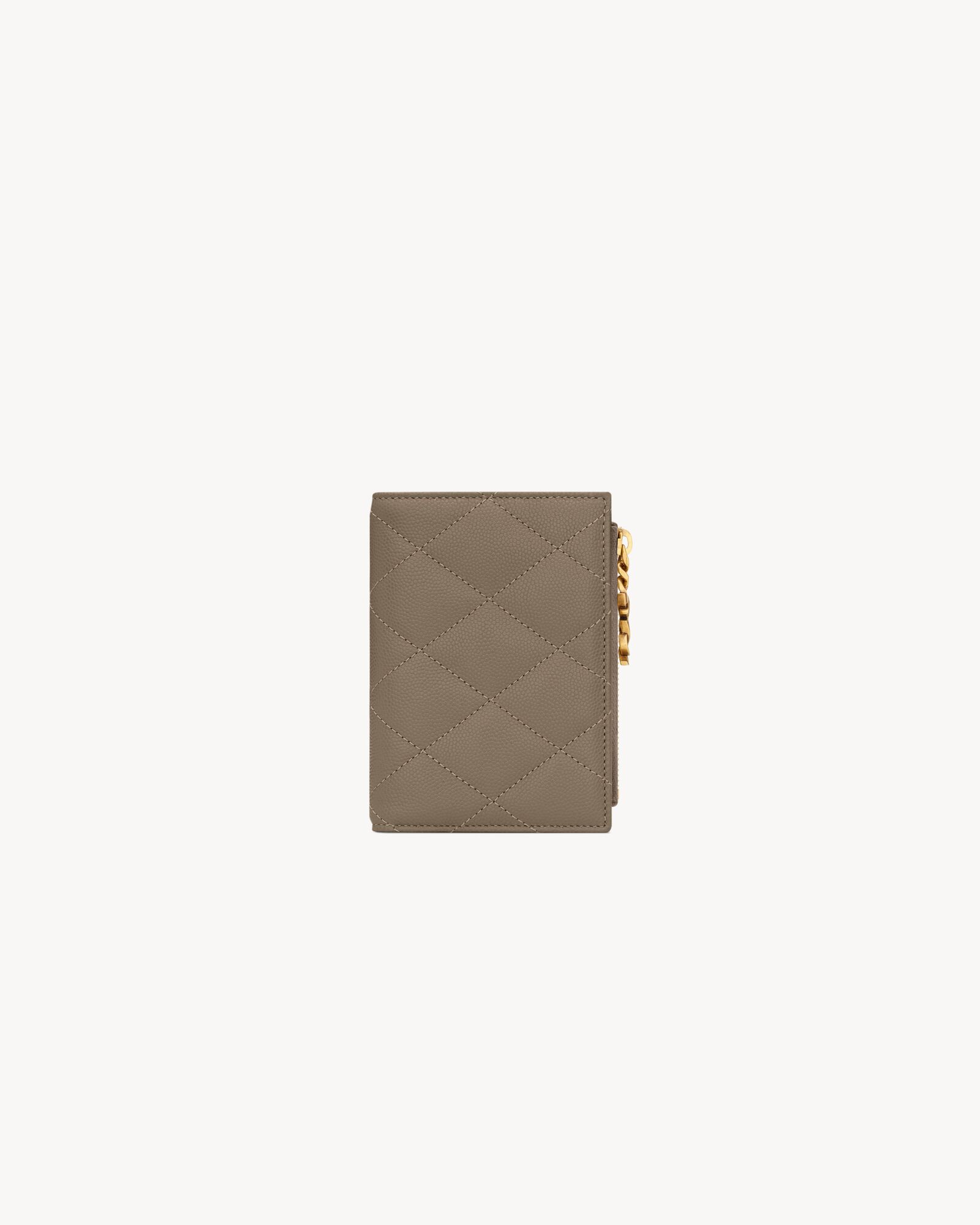 CASSANDRE BIJOU bi-fold wallet in GRAIN DE POUDRE leather — 862438AAGB11799