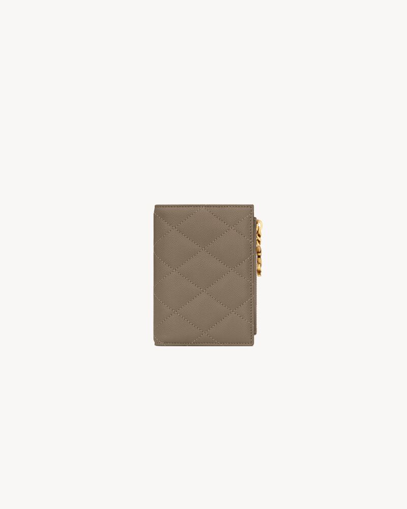 CASSANDRE BIJOU bi-fold wallet in GRAIN DE POUDRE leather