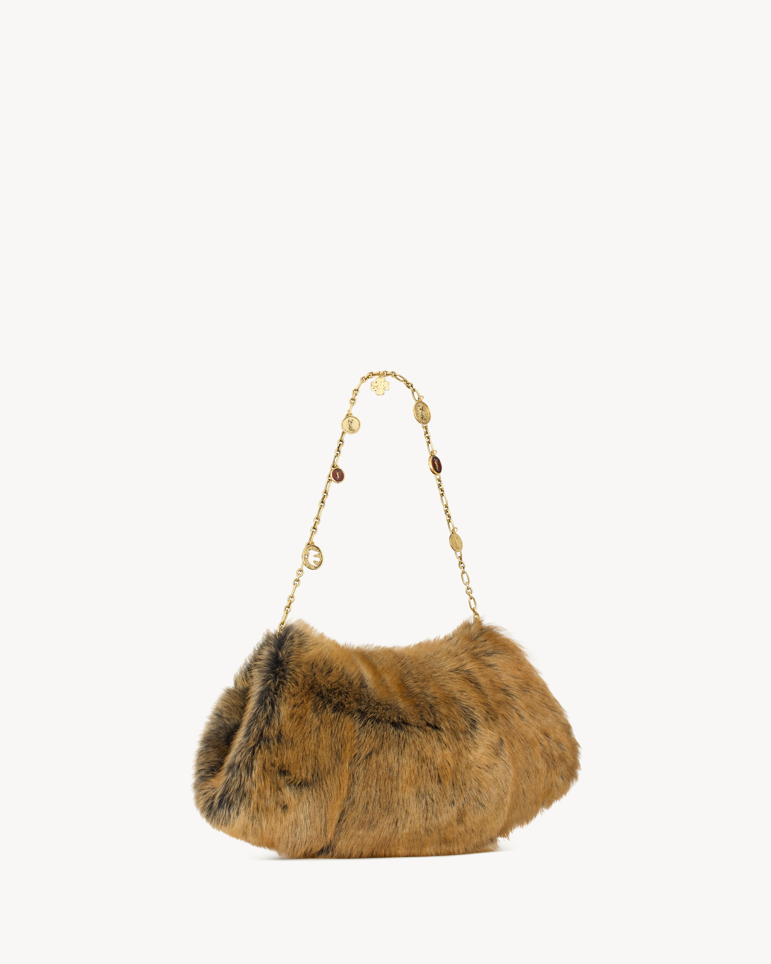 MANCHON on chain in shearling