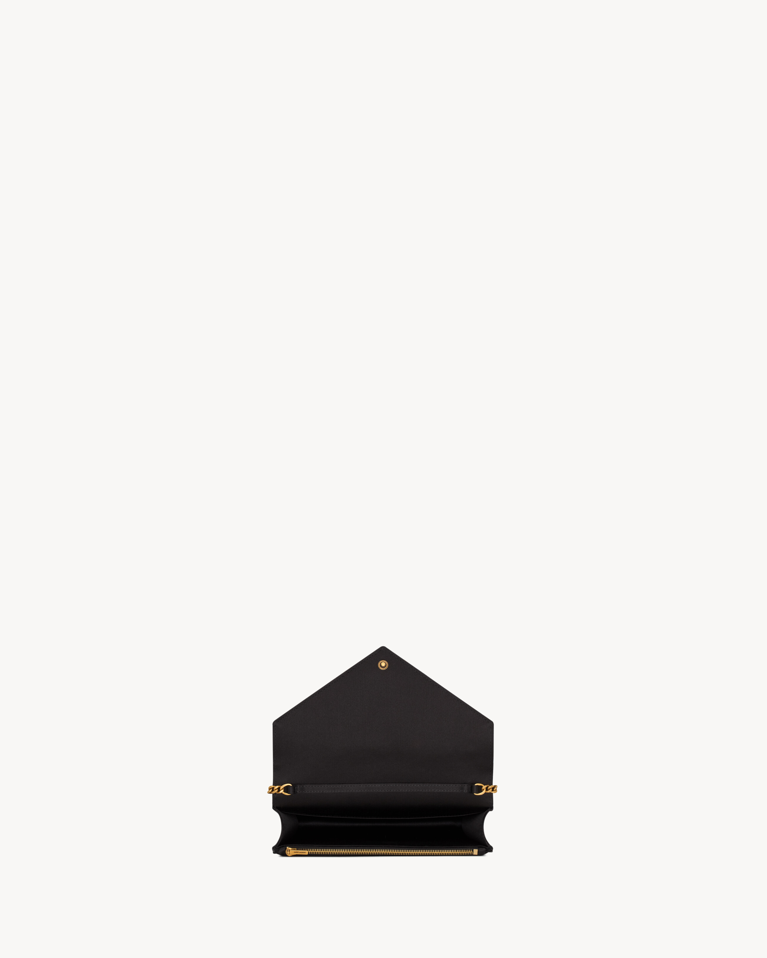 PARIS chain wallet in satin