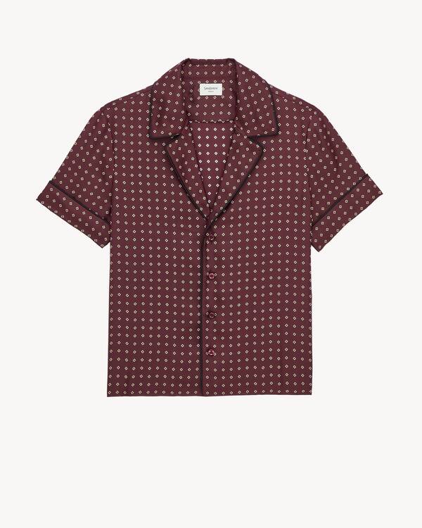 イヴサンローラン YSL ブラウス ロゴ ロゴ刺繍 9 M Shirts & Tops Collection for Women | Saint Laurent | YSL
