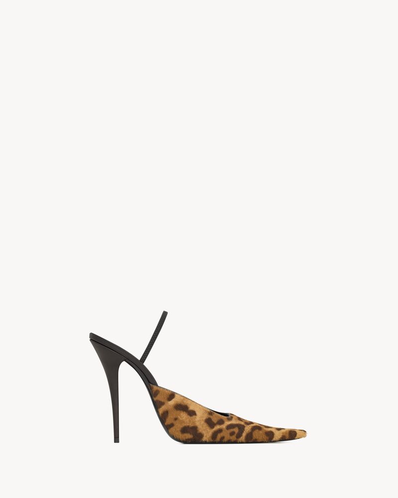 TUILERIES slingback pumps in pony hair leather