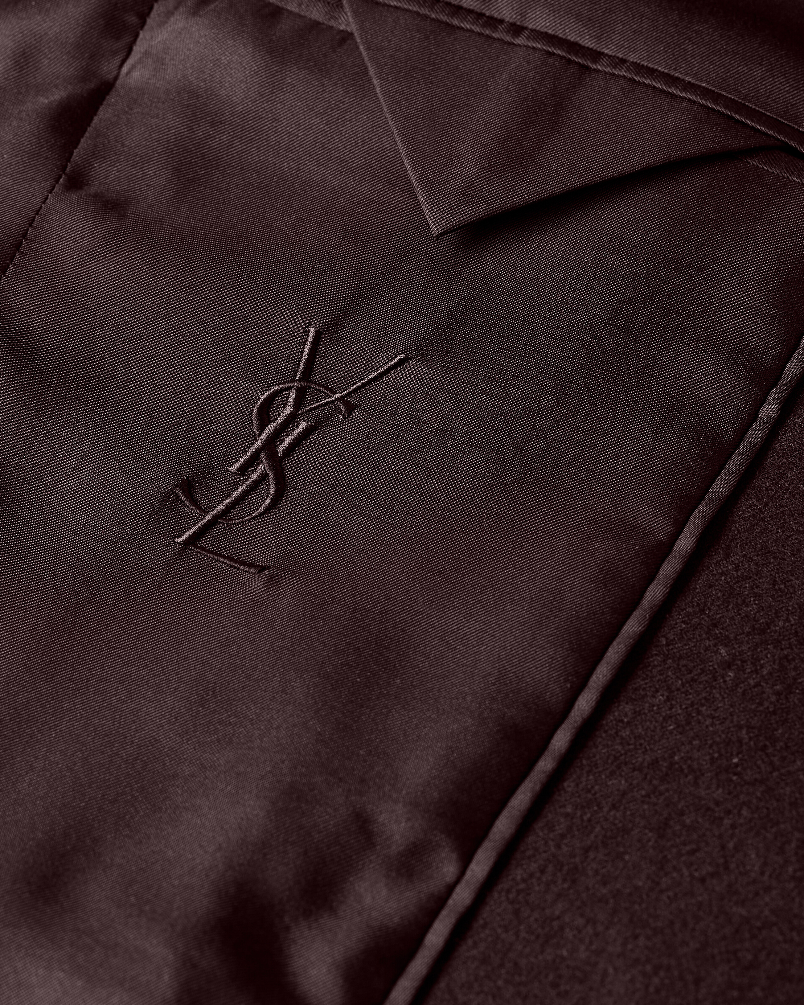 single-breasted jacket in brushed wool flannel