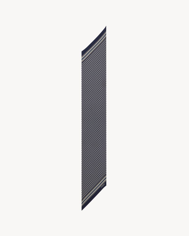 lavallière scarf in silk twill