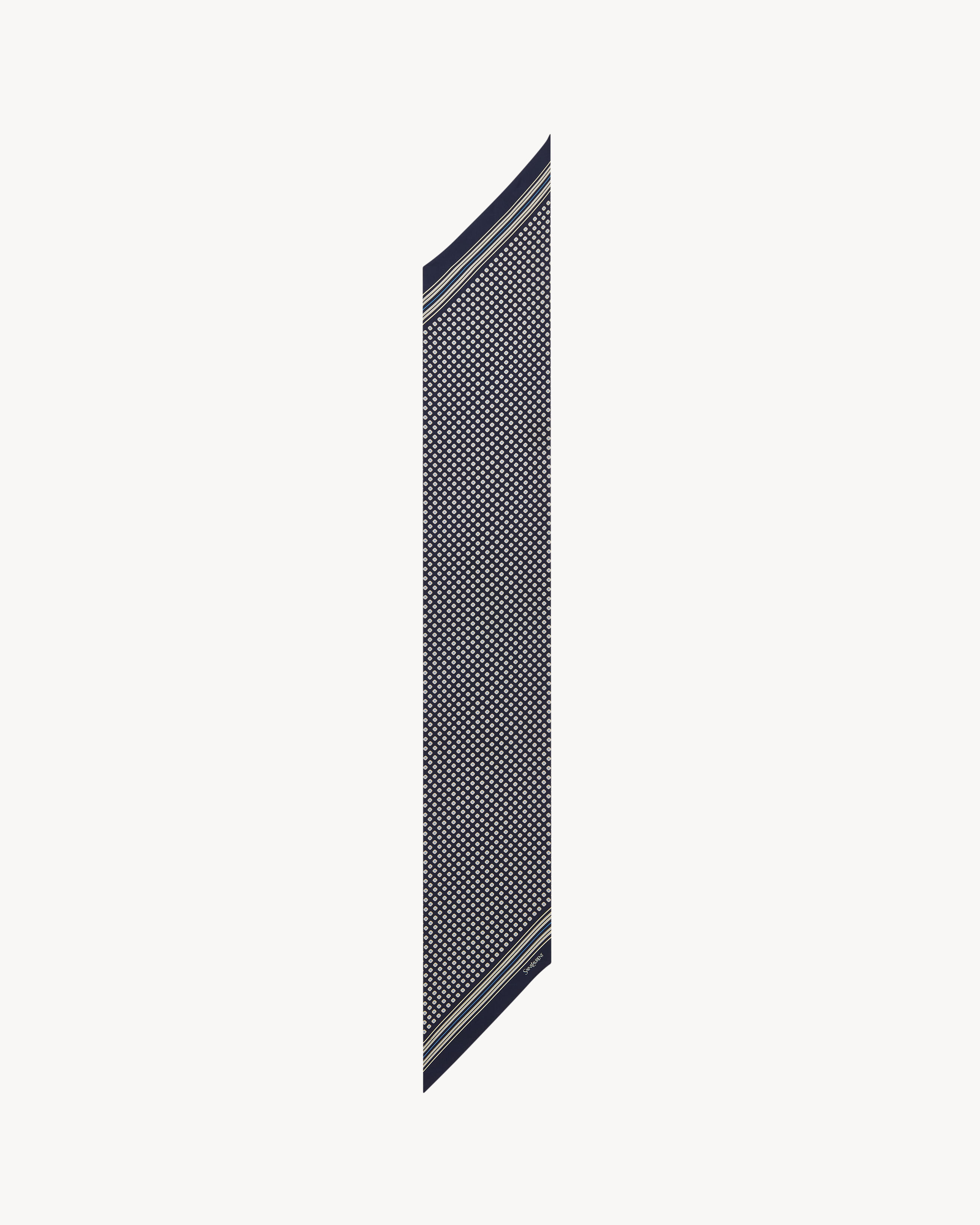 lavallière scarf in silk twill