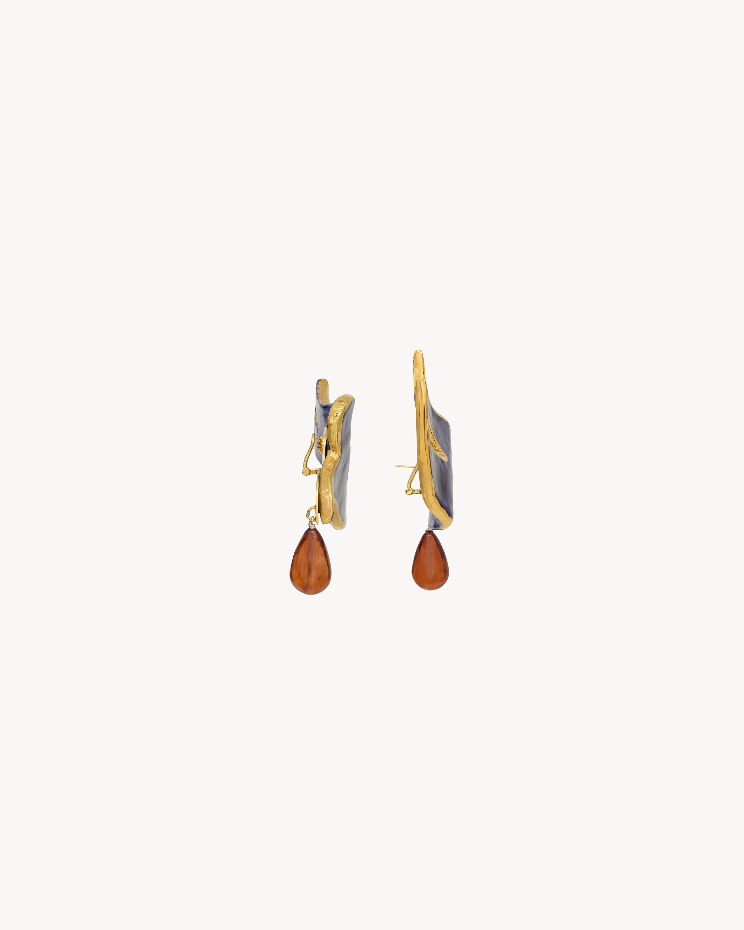 dove earrings in ceramic and resin