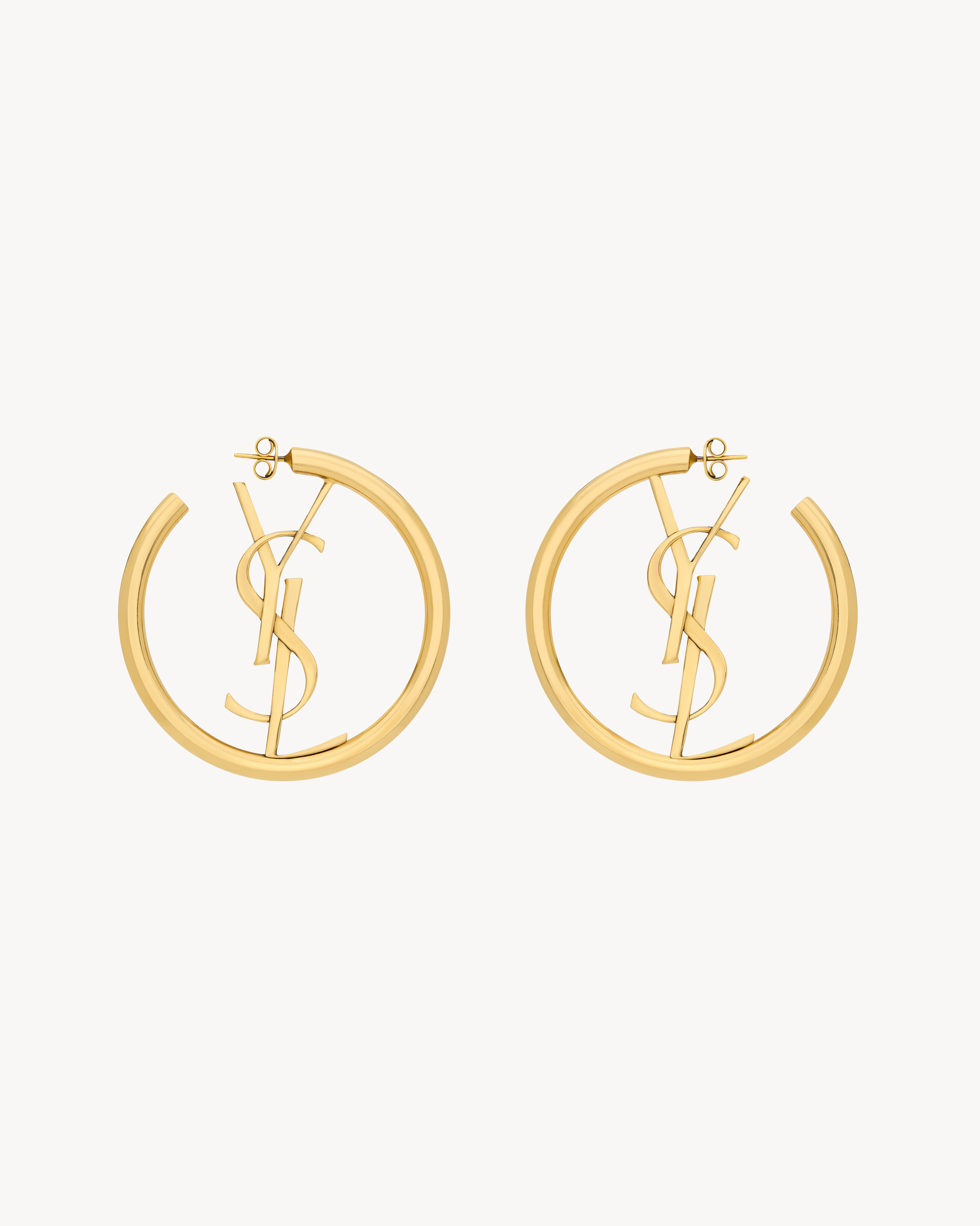 CASSANDRE hoop earrings in metal