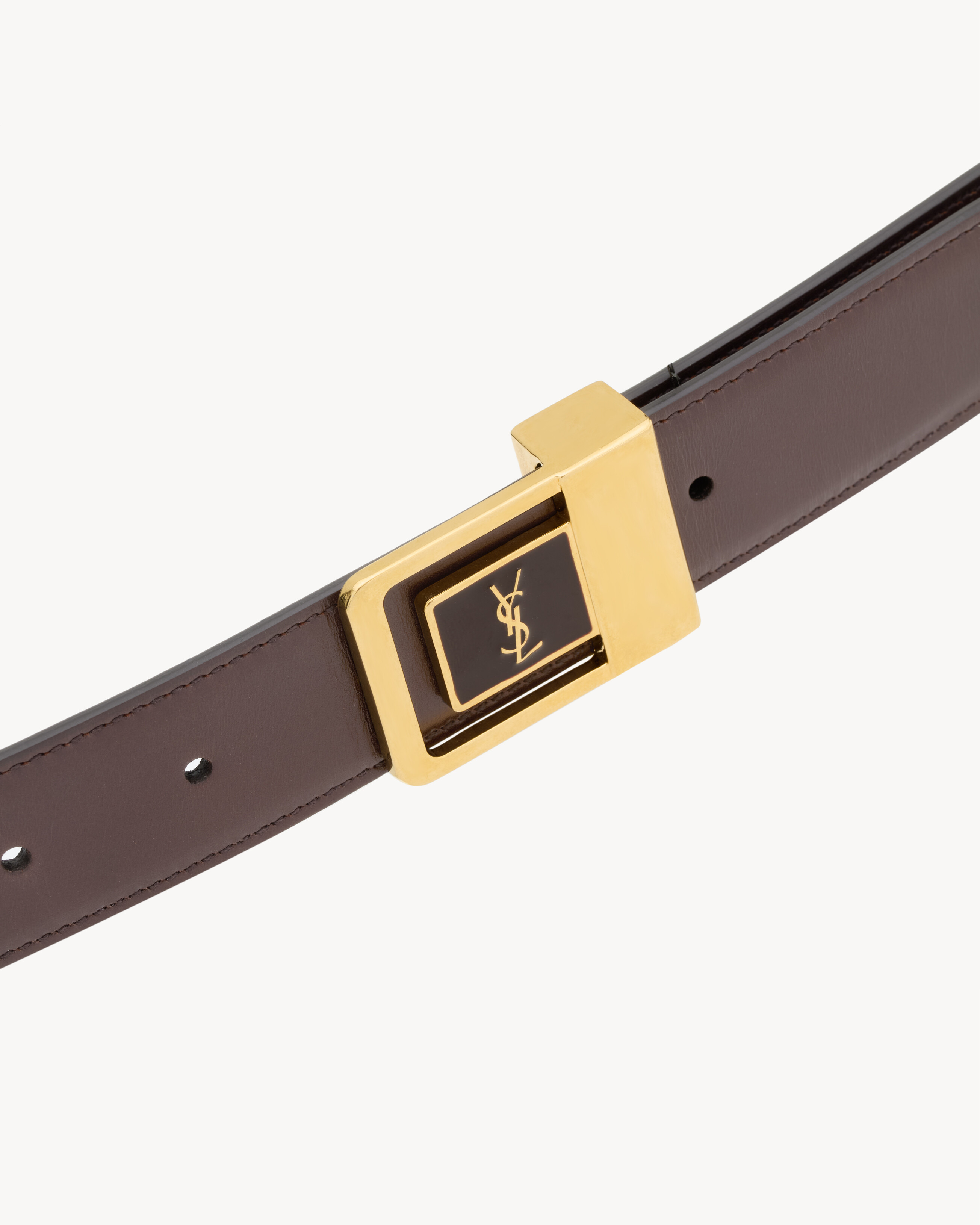 LA 66 belt in smooth leather