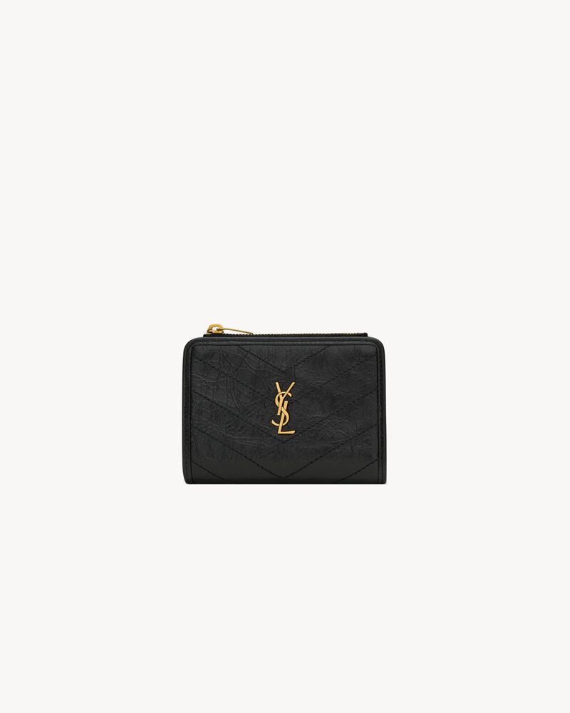 NIKI bi-fold wallet in vintage leather