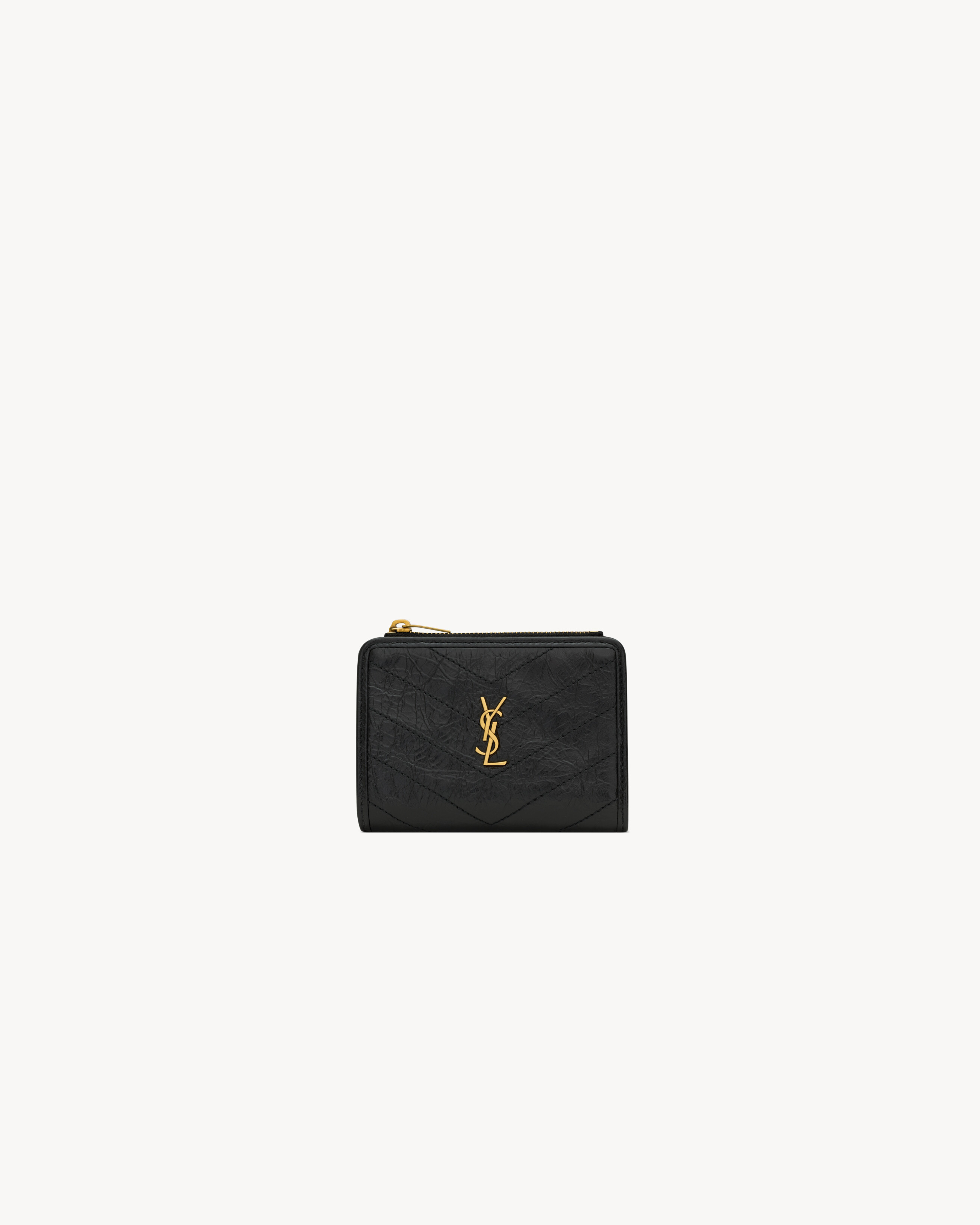 NIKI bi-fold wallet in vintage leather