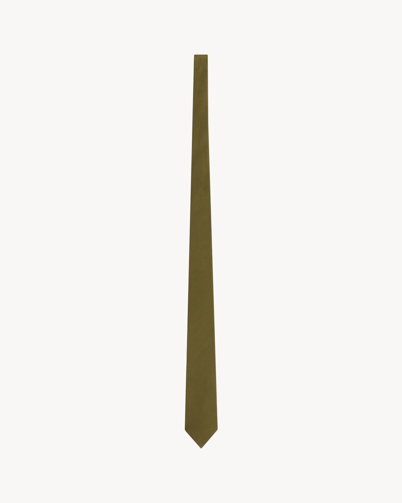 tie in silk satin