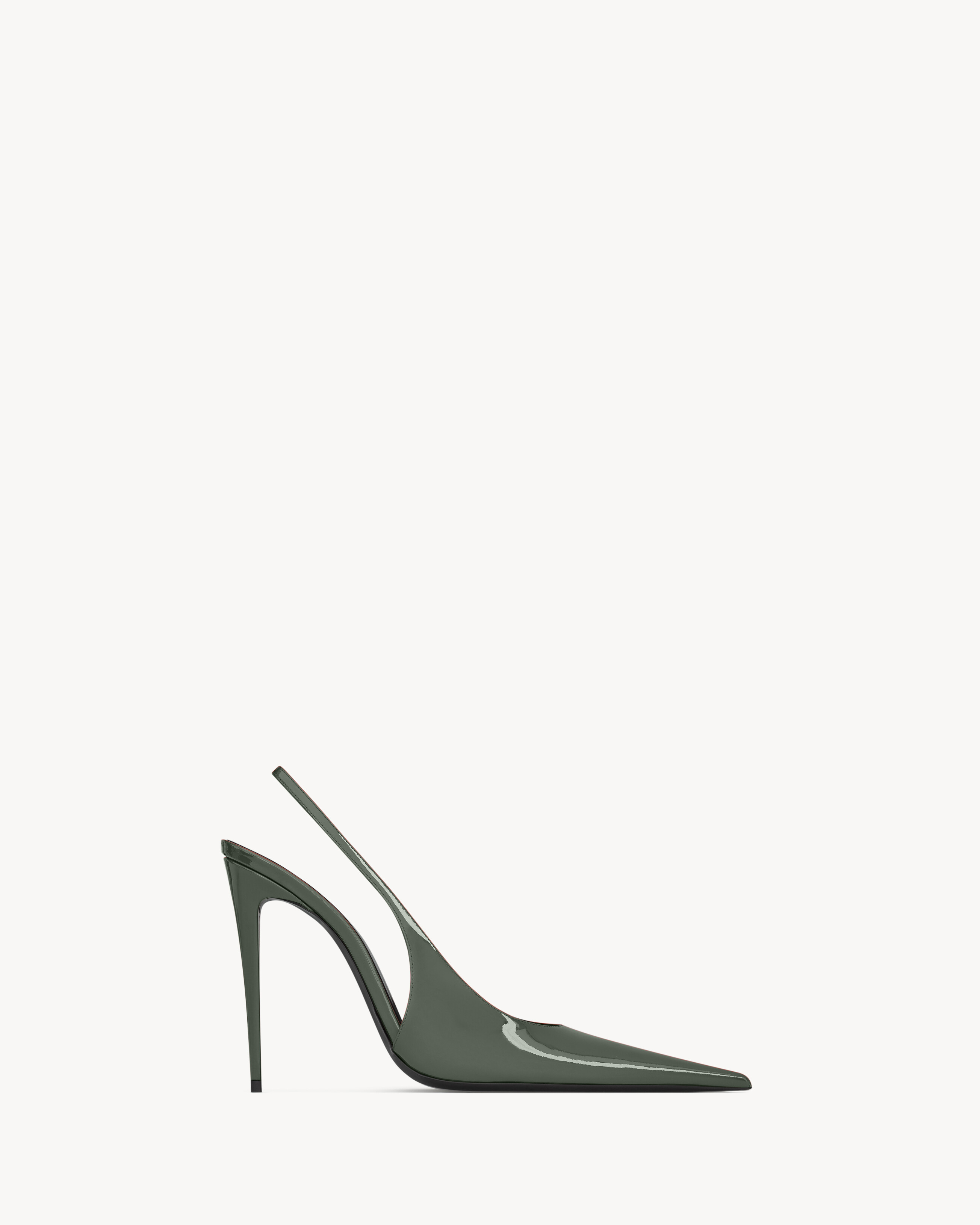 GUERMANTES slingback pumps in patent leather