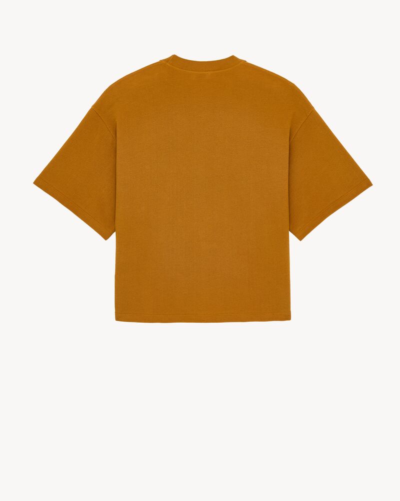CASSANDRE oversized T-shirt in cotton piqué