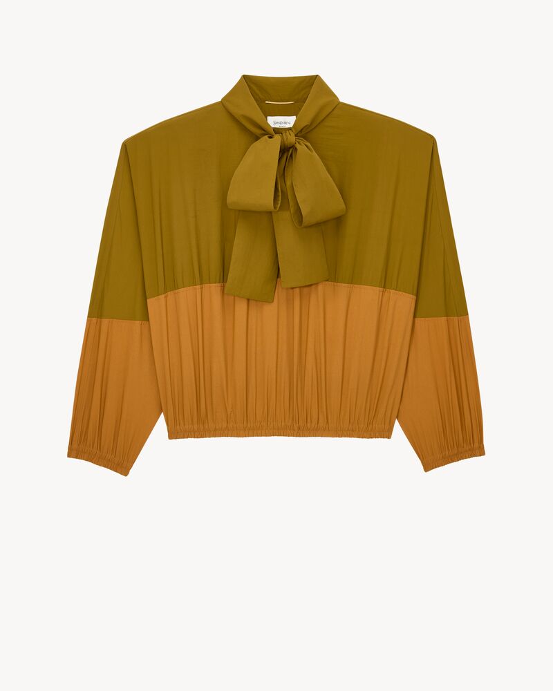 windbreaker in nylon faille