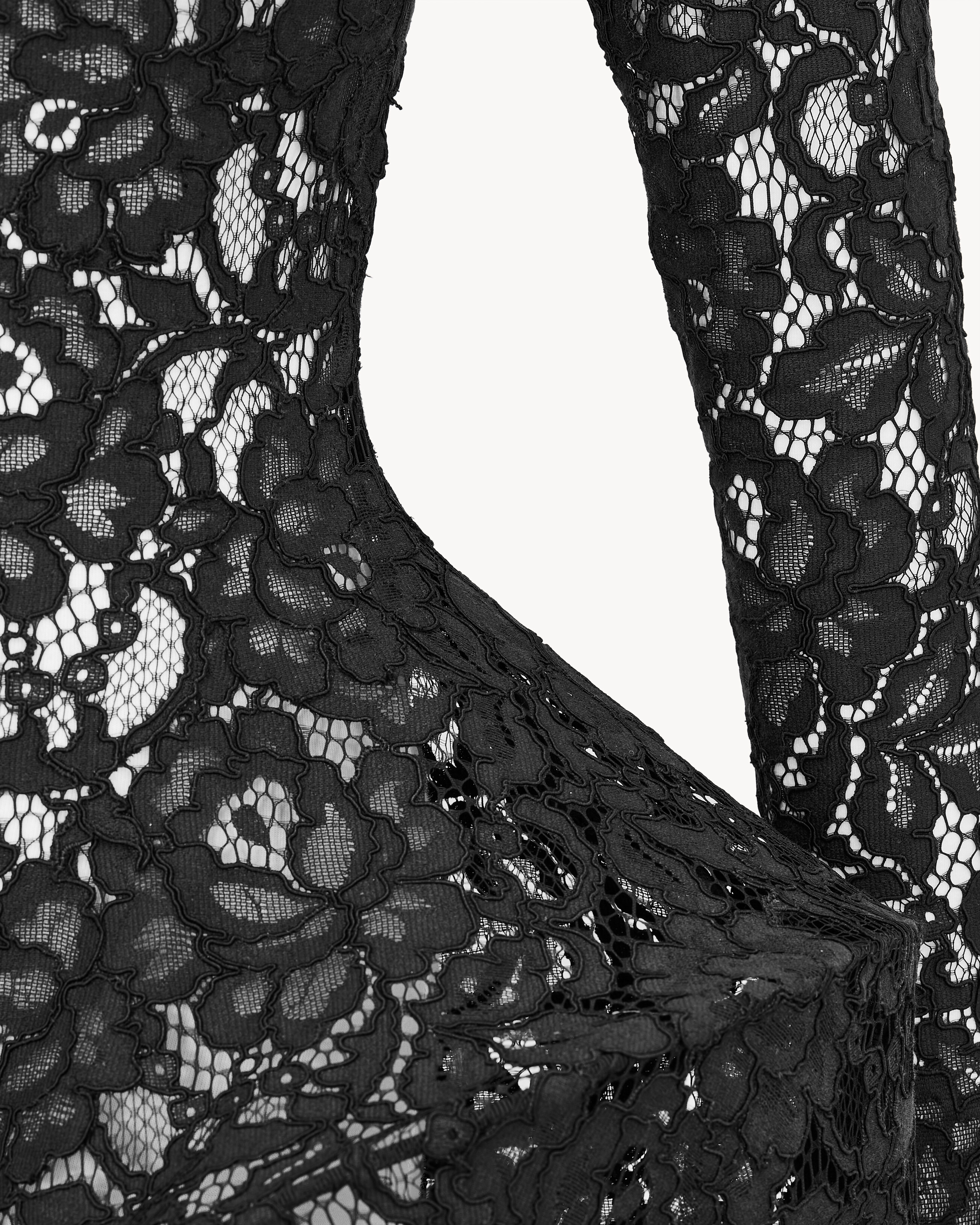 couture gown in lace