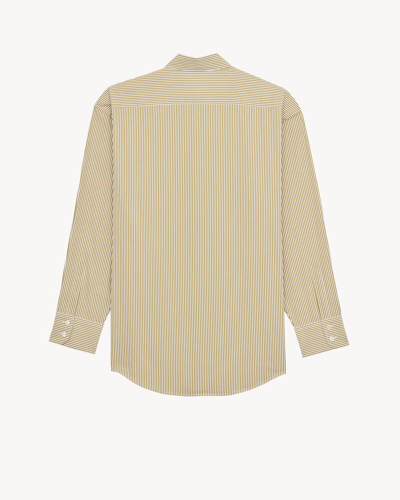 CASSANDRE shirt in striped cotton poplin