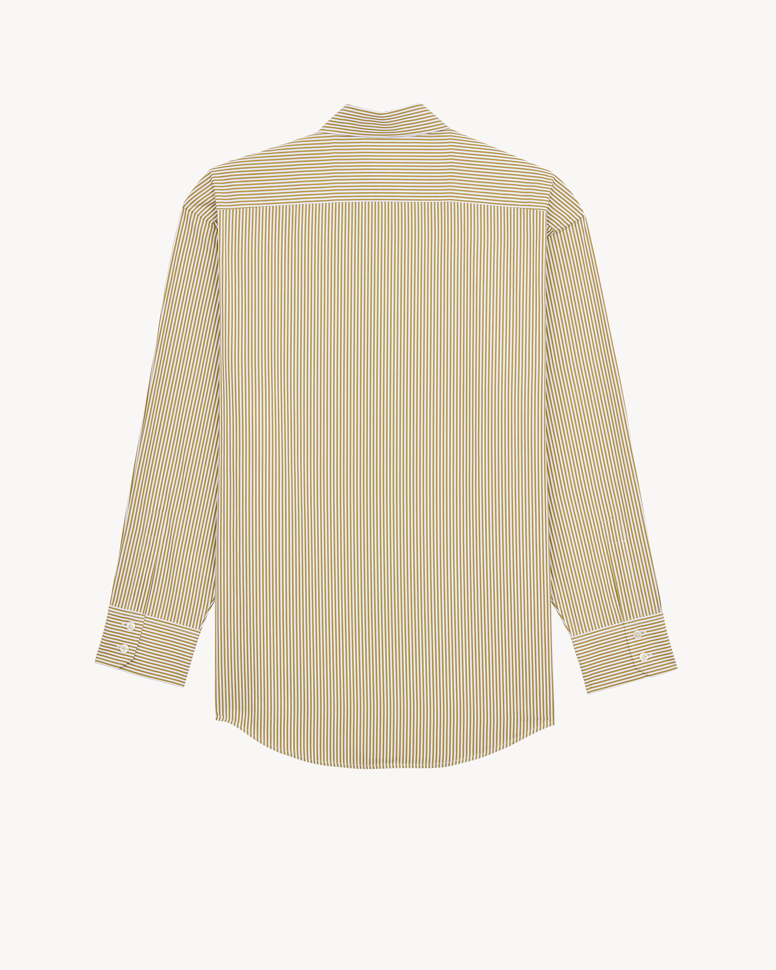 CASSANDRE chemise en popeline de coton à rayures