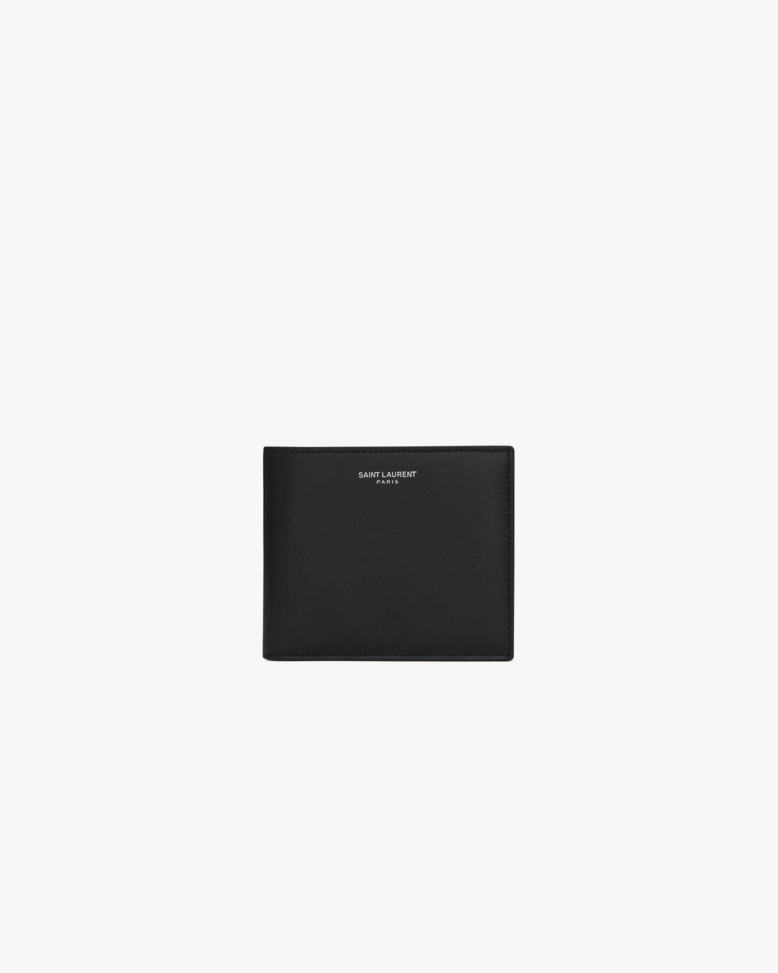 SAINT LAURENT PARIS East/West wallet in smooth leather