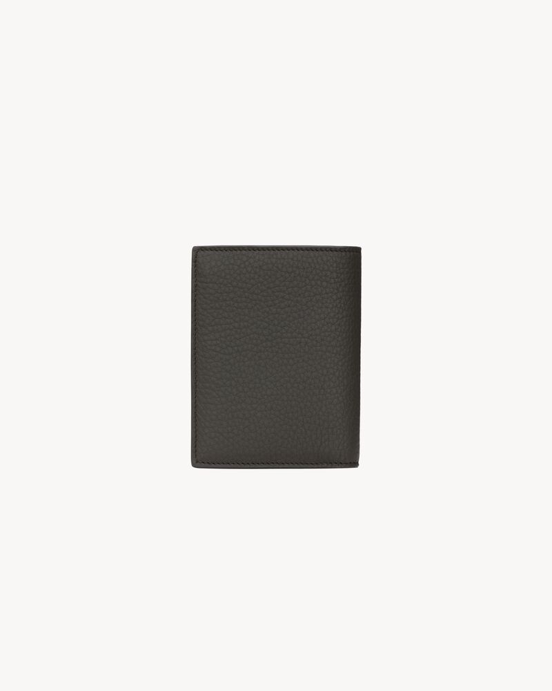 TINY CASSANDRE credit card wallet in grained leather