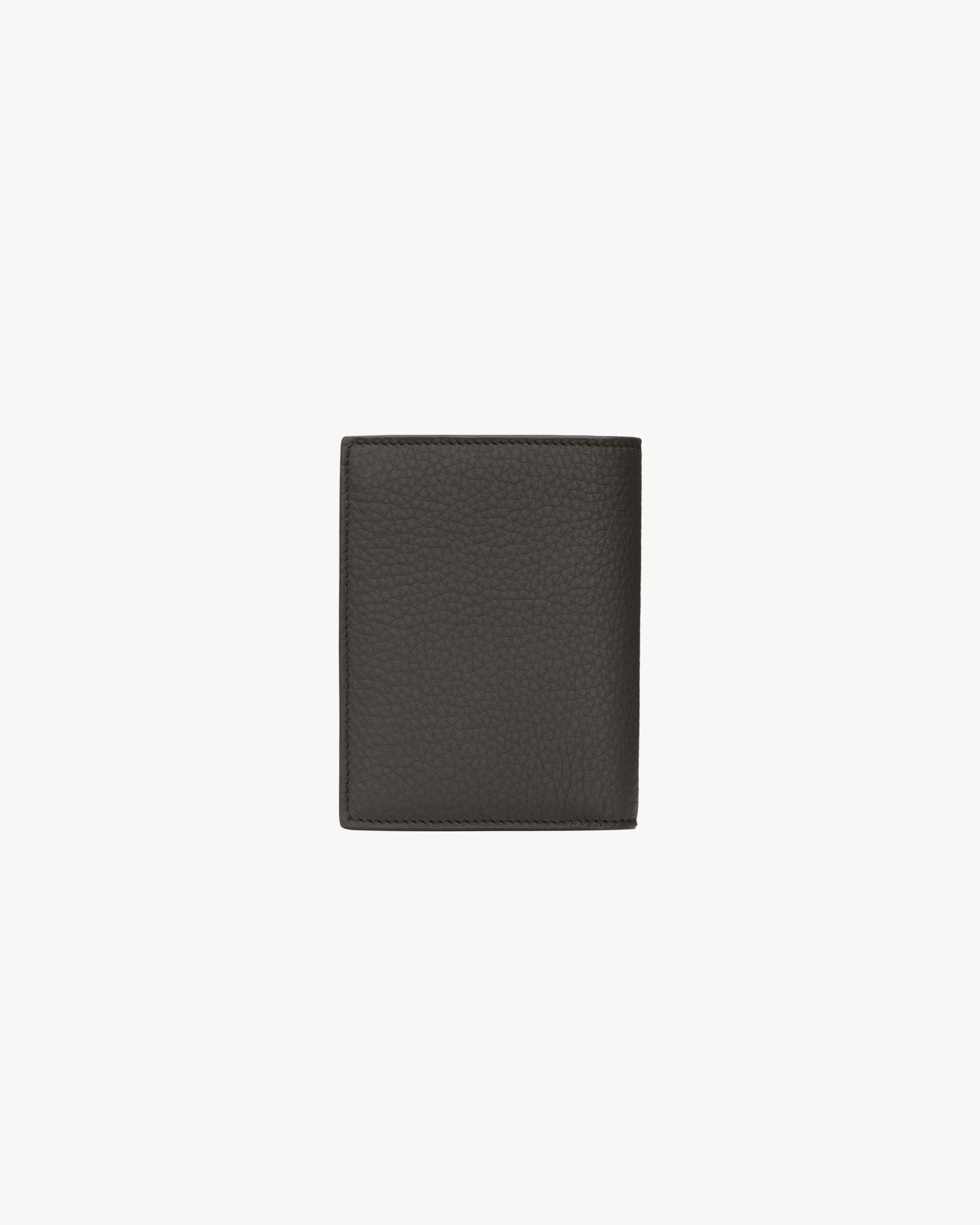 TINY CASSANDRE credit card wallet in grained leather