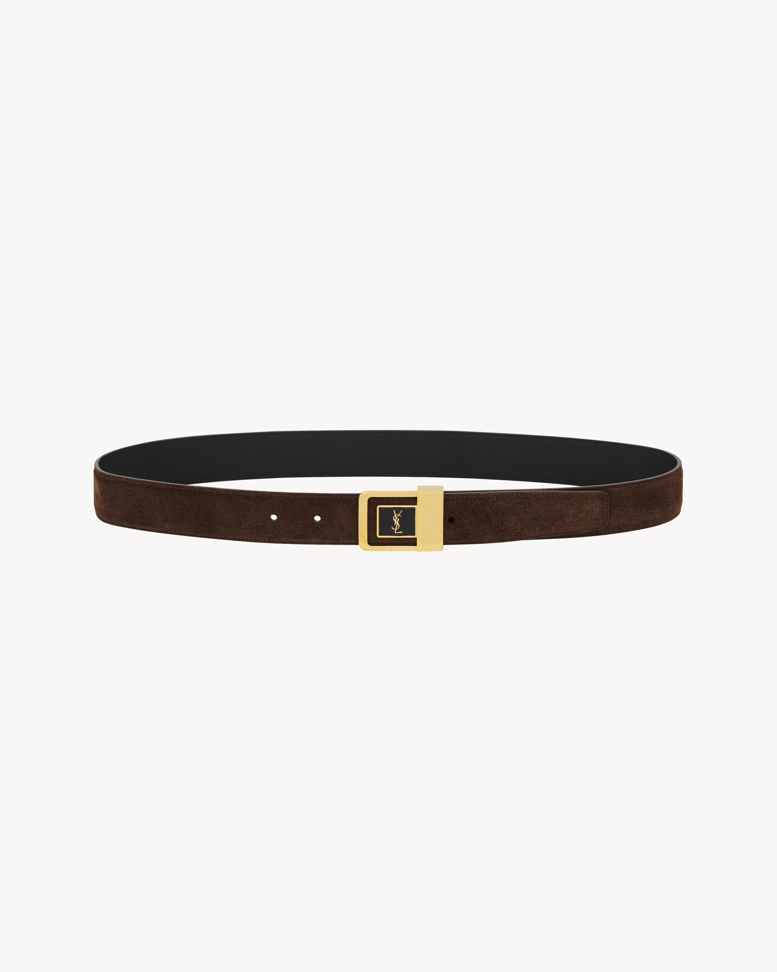 LA 66 buckle belt in suede