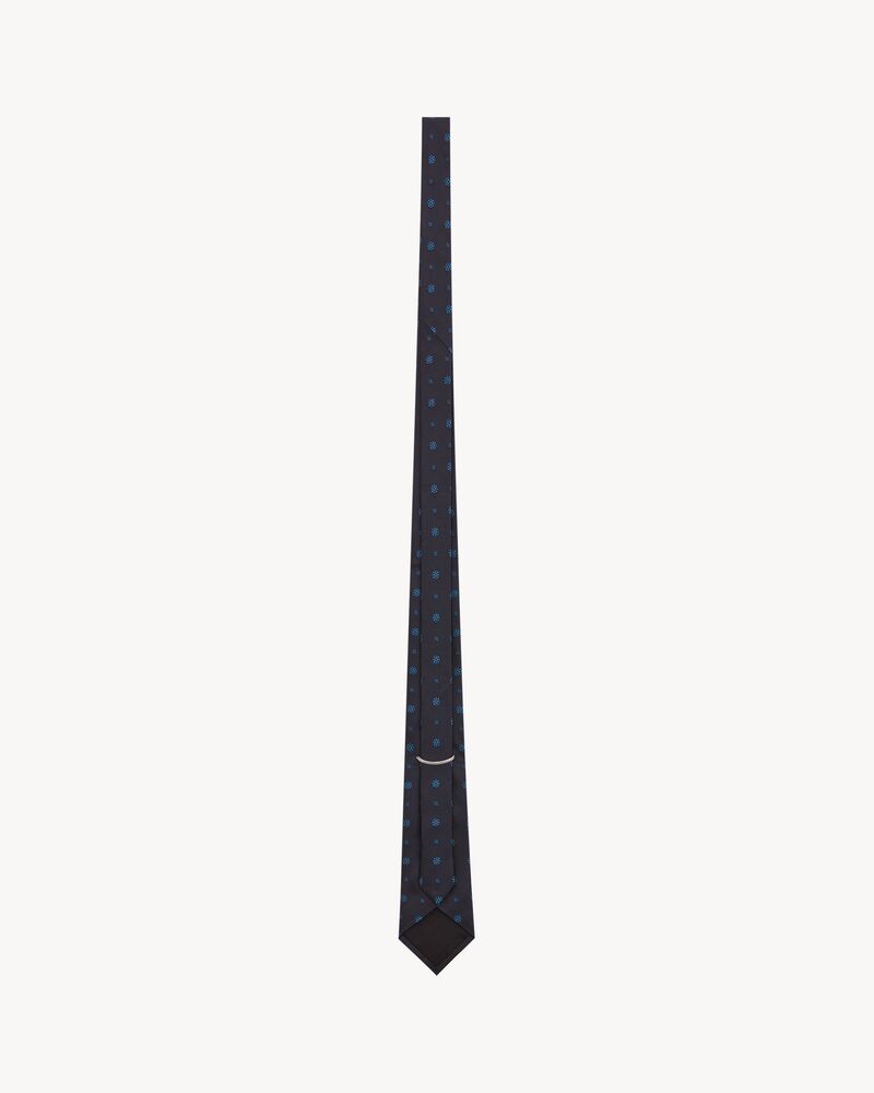 tie in silk jacquard