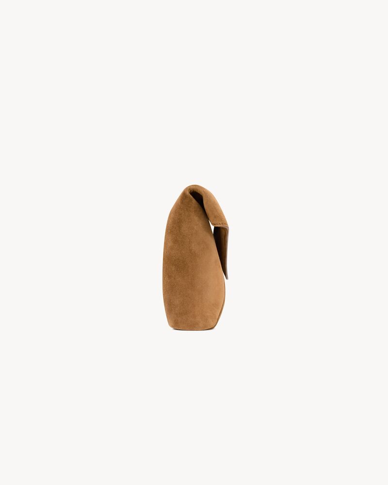 CASSANDRE large envelope pouch in suede