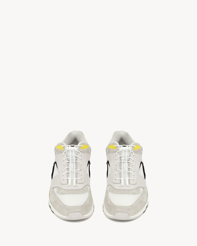 BUMP sneakers in smooth leather and suede