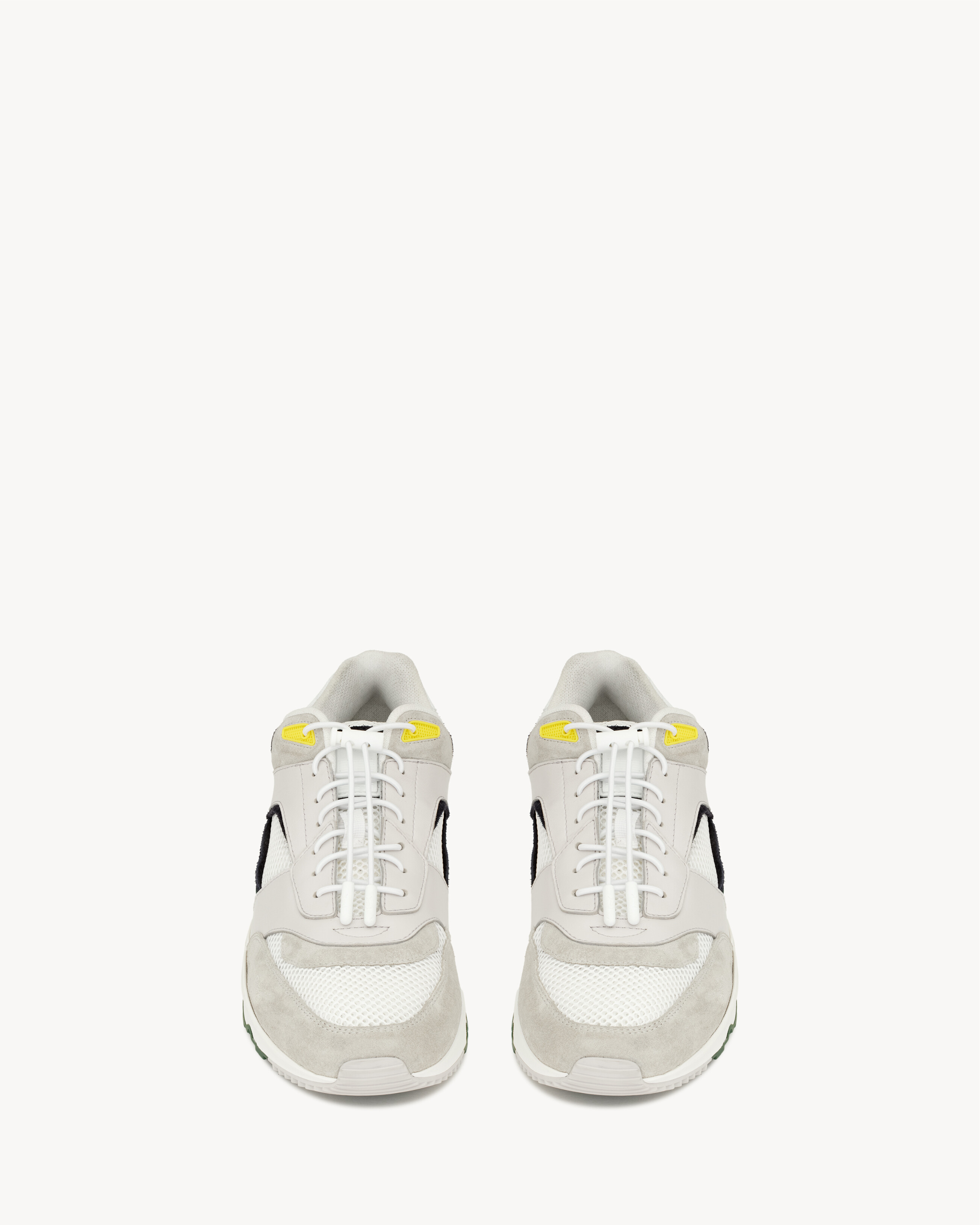 バンプ スニーカー（スムースレザー&スエード）