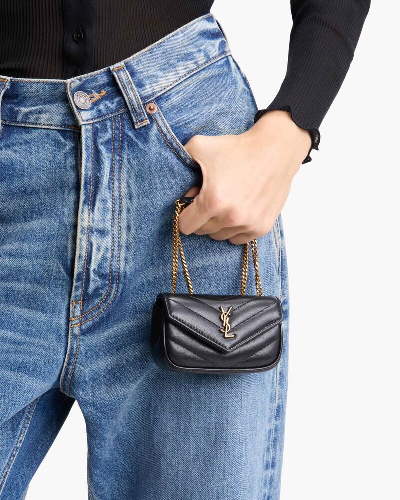 LOULOU micro bag in lambskin