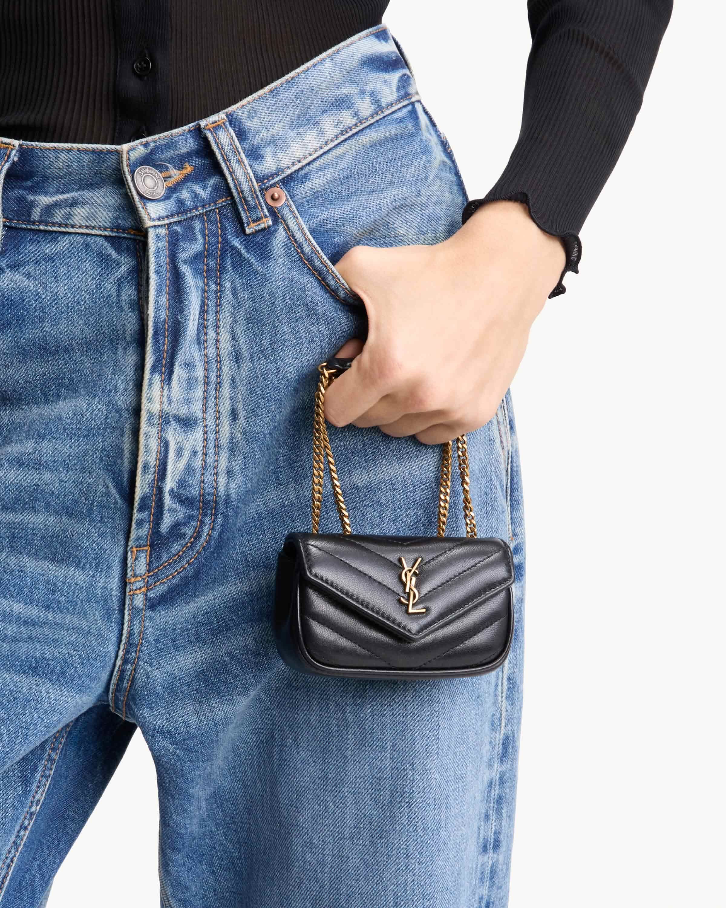 LOULOU micro bag in lambskin