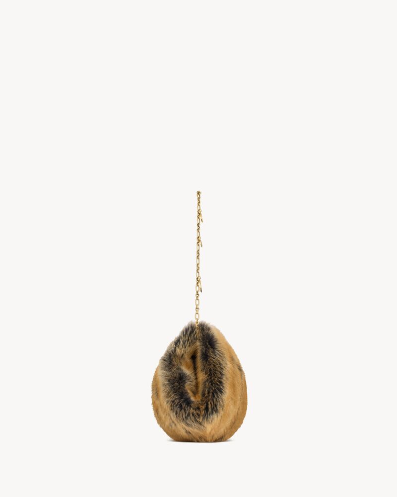 MANCHON on chain in shearling