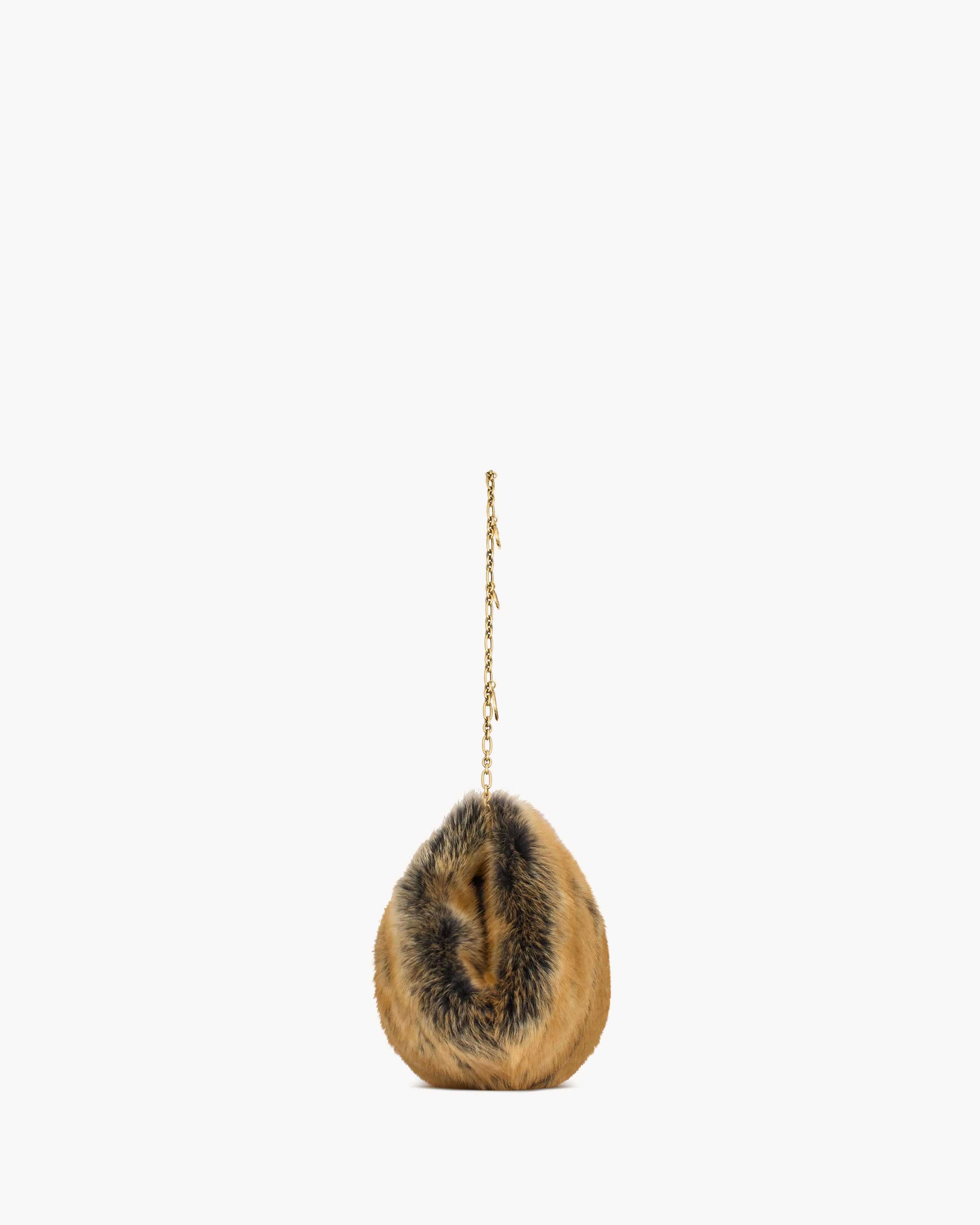 MANCHON on chain in shearling