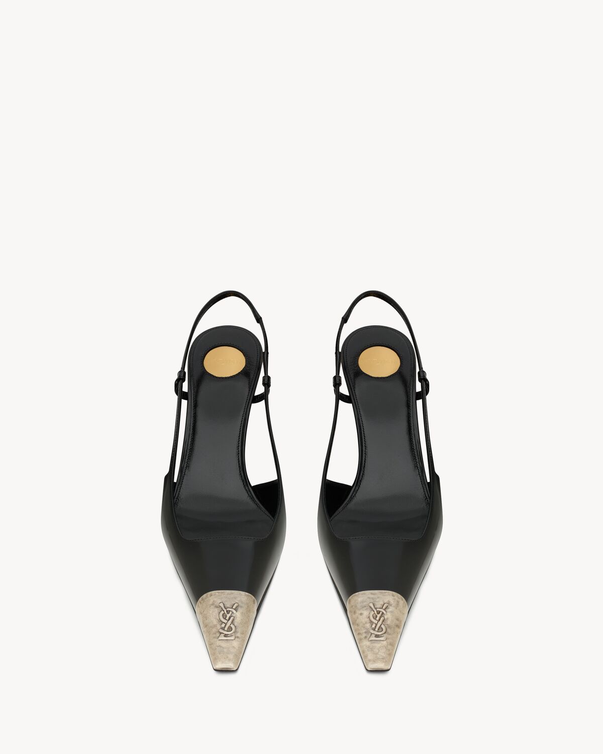 SL JEANNE SLINGBACK PUMPS BRICK CALFSKIN